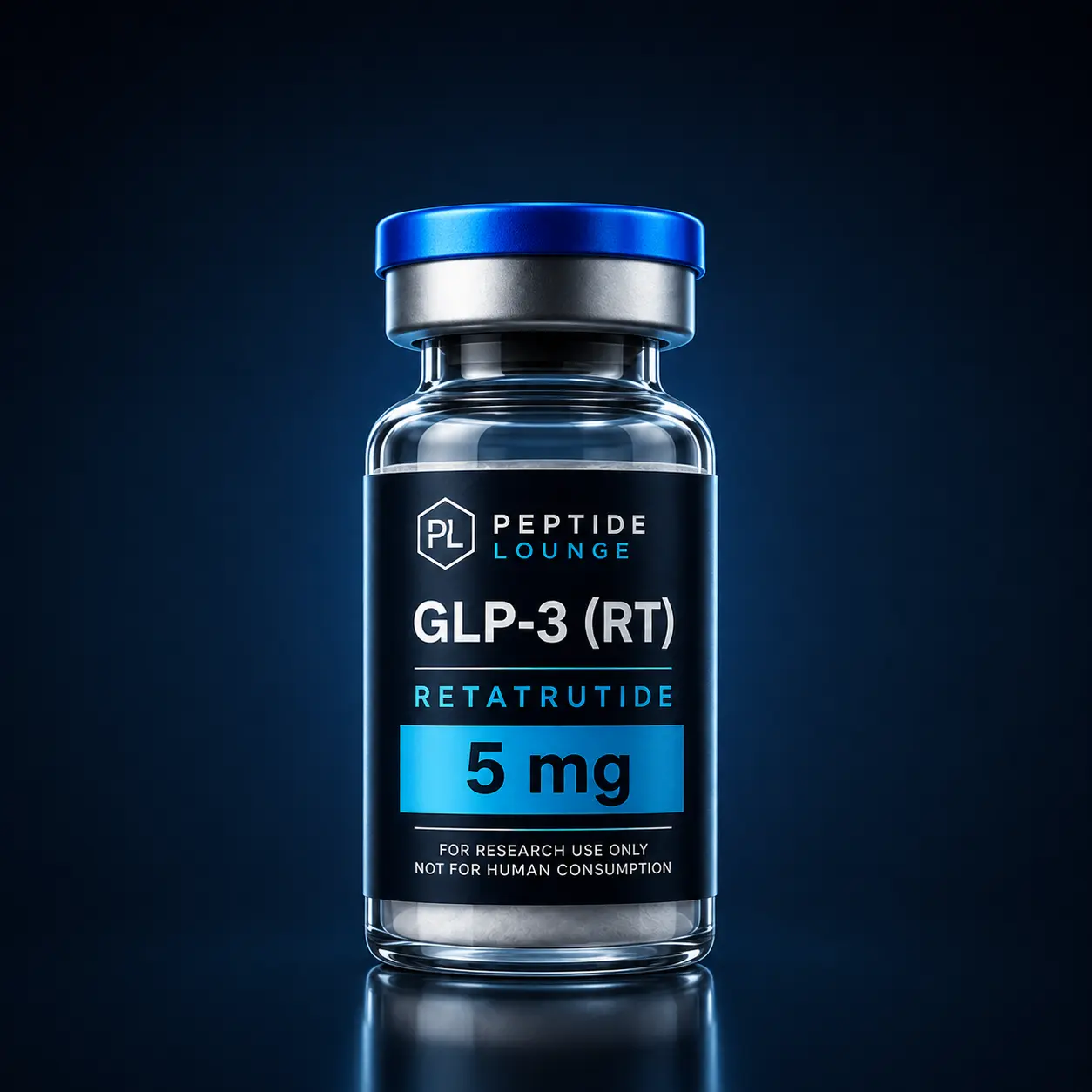 GLP-3 RT research peptide vial – Peptide Lounge