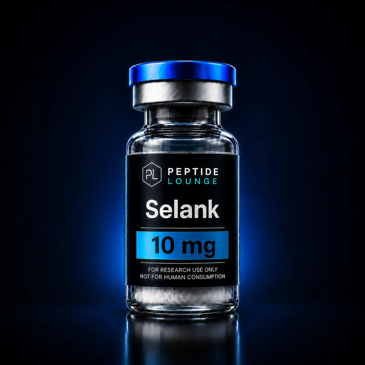 SELANK 10mg research peptide vial – Peptide Lounge