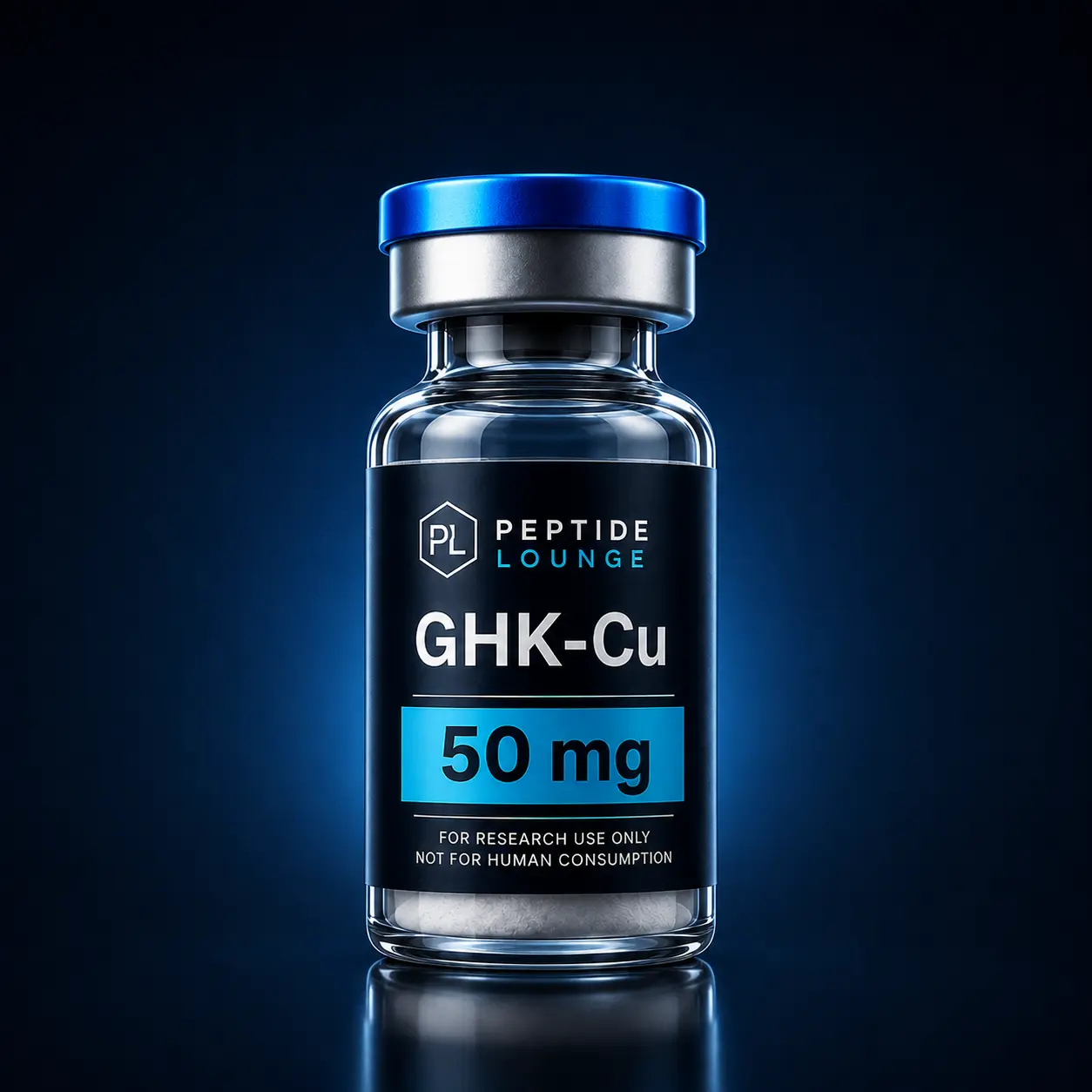 GHK-Cu research peptide vial – Peptide Lounge